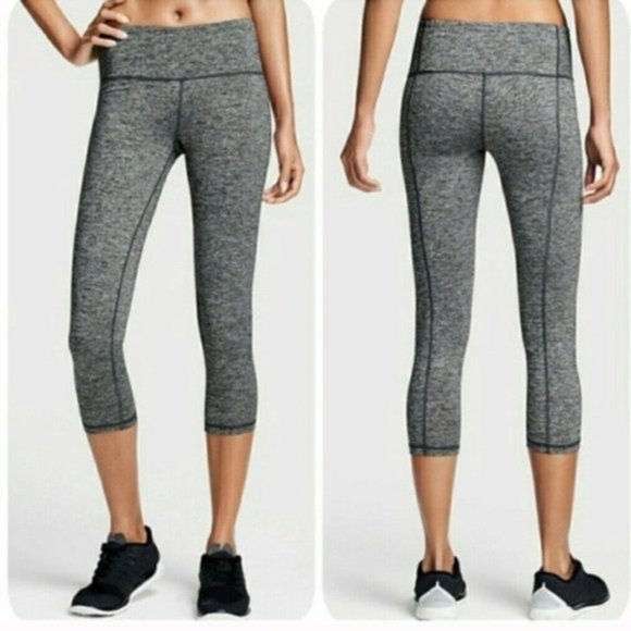 Victoria's Secret Pants - Victoria's Secret Sport Gray Cropped Leggings